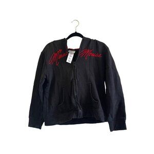 Disney Parks Minnie Mouse Authentic Black Zip Up Jackets